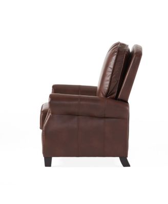 Streamdale Neville PU Recliner: Contemporary, Upholstered Comfort with Rubber Wood Legs