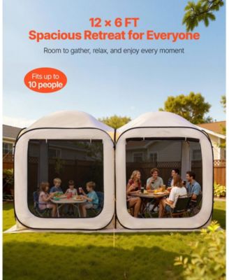 Pop-Up Screen House Tent with Carry Bag