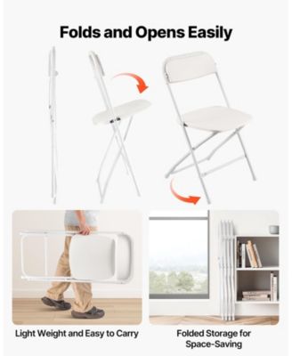 Set of 2 Wooden Folding Chairs with Cushion