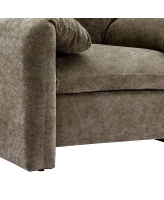 Modern Chenille Oversized Armchair Accent Chair.