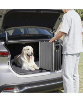 63" Extra-Long Folding Dog Ramp for Cars – Non-Slip Surface Supports up to 250 lbs, Portable Pet Ramp for SUVs & Trucks