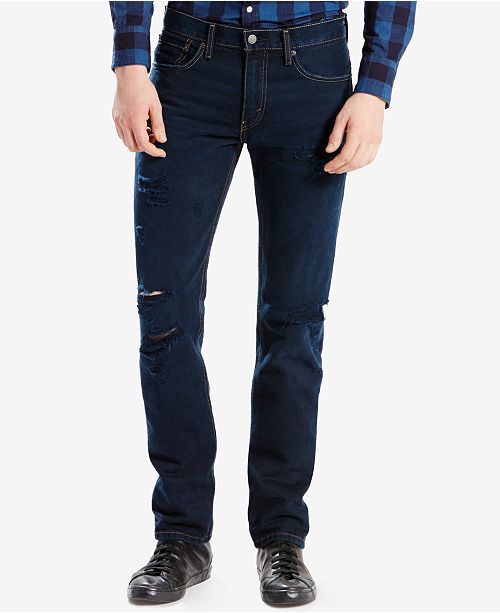 levi 511 ripped jeans
