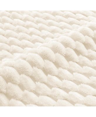 Modern Modular Sectional Sofa - Cream, 4-Seater Flannelette Couch