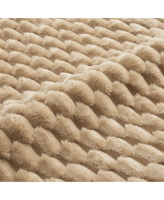 Modern Modular Sectional Sofa, Flannelette, Oversized 4-Seater, Deep Seat