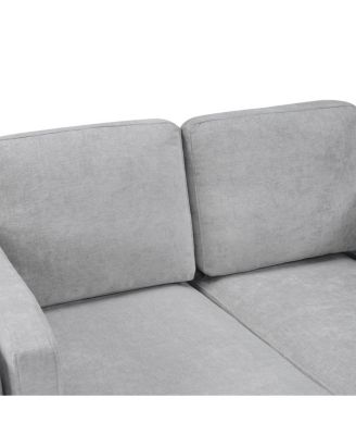  Modern Chaise Lounge Sofa Bed 53.5" Upholstered Sofa Couch