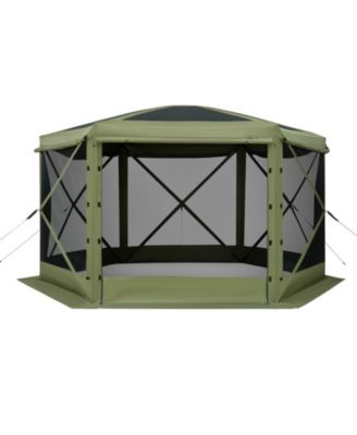 10 x 10 Ft Pop-Up Gazebo Screen Tent for 6-8 People