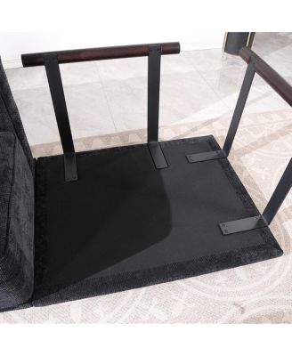 Fashionable modular chenille sofa with iron and wood frame