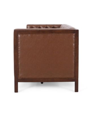 Streamdale Contemporary Upholstered Sofa with Button-Tufted Diamond Stitching