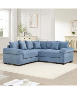 Oversized Cloud Modular Sectional Couch, Convertible, Deep Seat