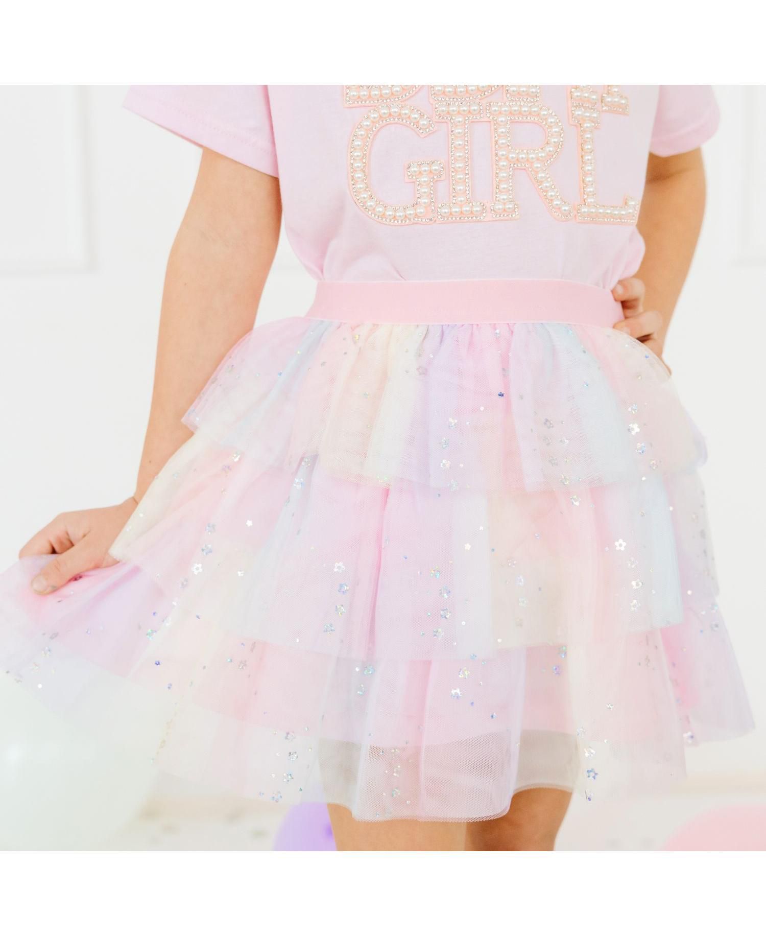 Little Girls Fairy Dust Tiered Tutu