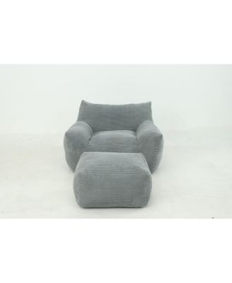 Oversized Comfy Bean Bag Chair for Adults - Lazy Sofa for Bedroom & Dorm