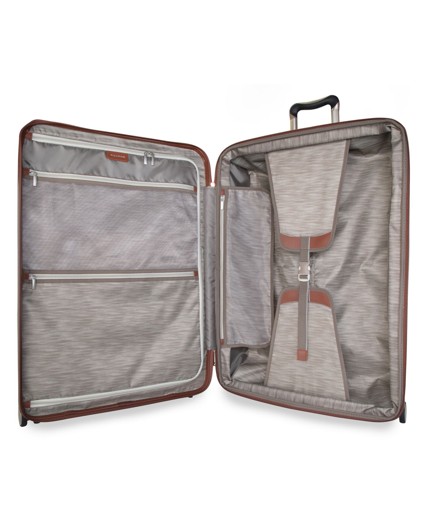 Чемодан Ricardo Montecito 2.0 Large Hardside Check-In Spinner Suitcase, цвет: Шампань — фото 5