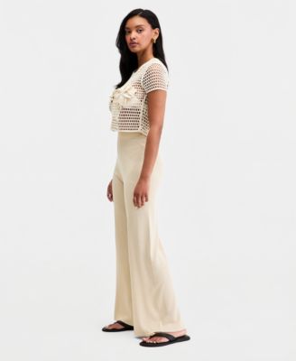 Women's Shimmer Knit Pull-On Pants