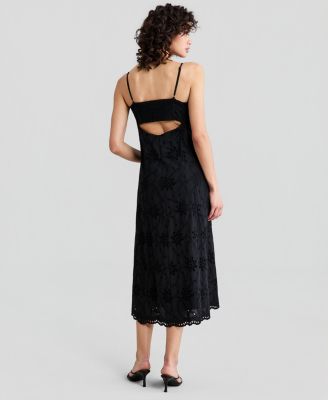 And Now This Women's Black Midi Dresses