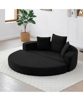 Convertible Sofa Couch Bed, Multi-functional, Adjustable Futon for Apartment