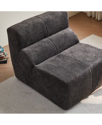 Luxury Cloud-Soft Velvet Single Sofa Chair