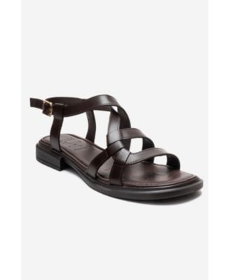Womens Laveda Leather Strap Sandal