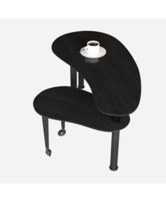 Rotatable Coffee Table with Spacious Storage