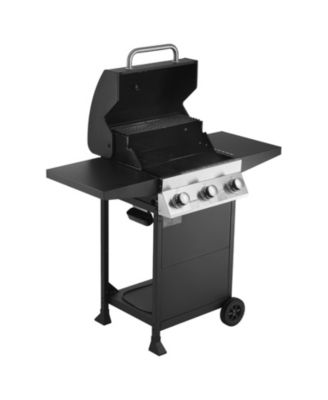 3-Burner Propane Gas Grill with 338 Sq. In. Cooking Area, 36,000 BTU, Foldable Side Shelves
