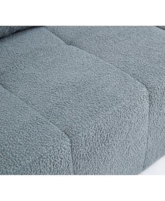 Modern Modular Sectional Single Sofa Couch Accent Armless Chair