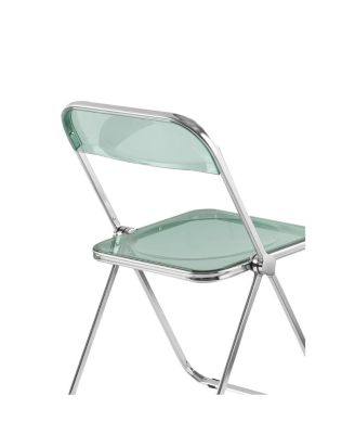 Folding transparent stackable crystal folding chair