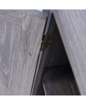 Elegant sideboard with 2 mirrored doors and storage