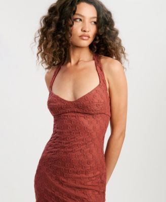 Women's Mariko Halter Neck Midi Dress