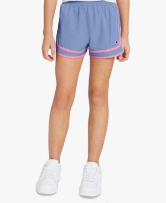 Girls' 7-16 Two-Tone Varsity Pull-On Shorts