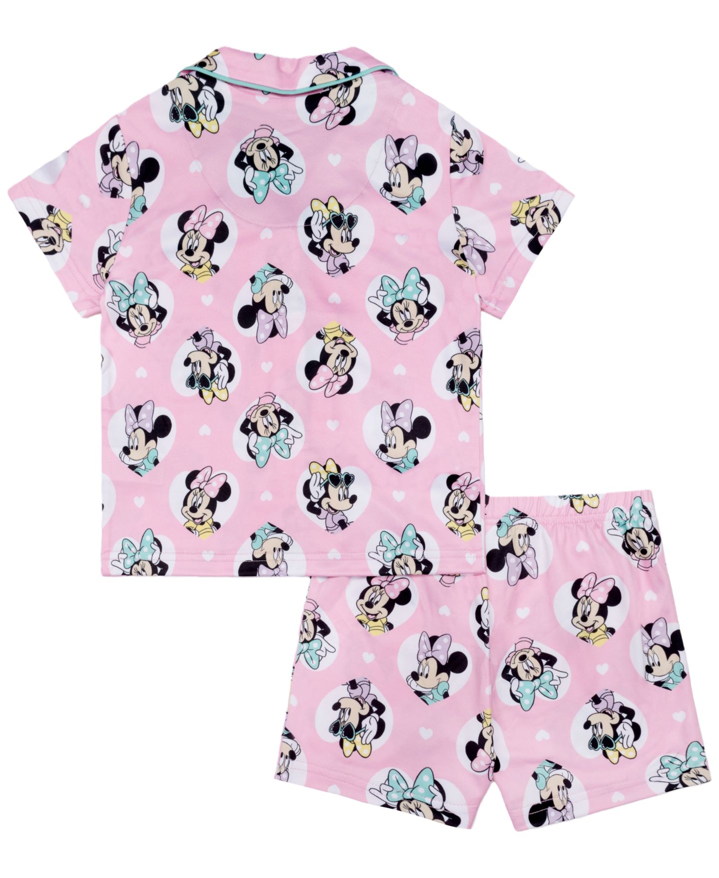 Детский комплект Minnie Mouse: топ с отложным воротником и шорты, 2T-4T, цвет: Assorted — фото 2