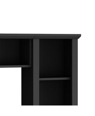 Minimalist Entertainment Wall Unit Set with Bridge for TVs Up to 75"