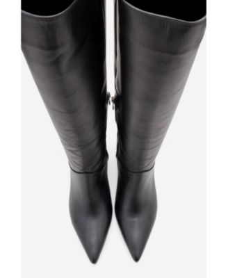 Women's Merla Leather Block Heel Boot