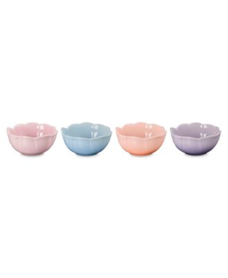 Petal Stoneware 4-Pc. Bowl Set