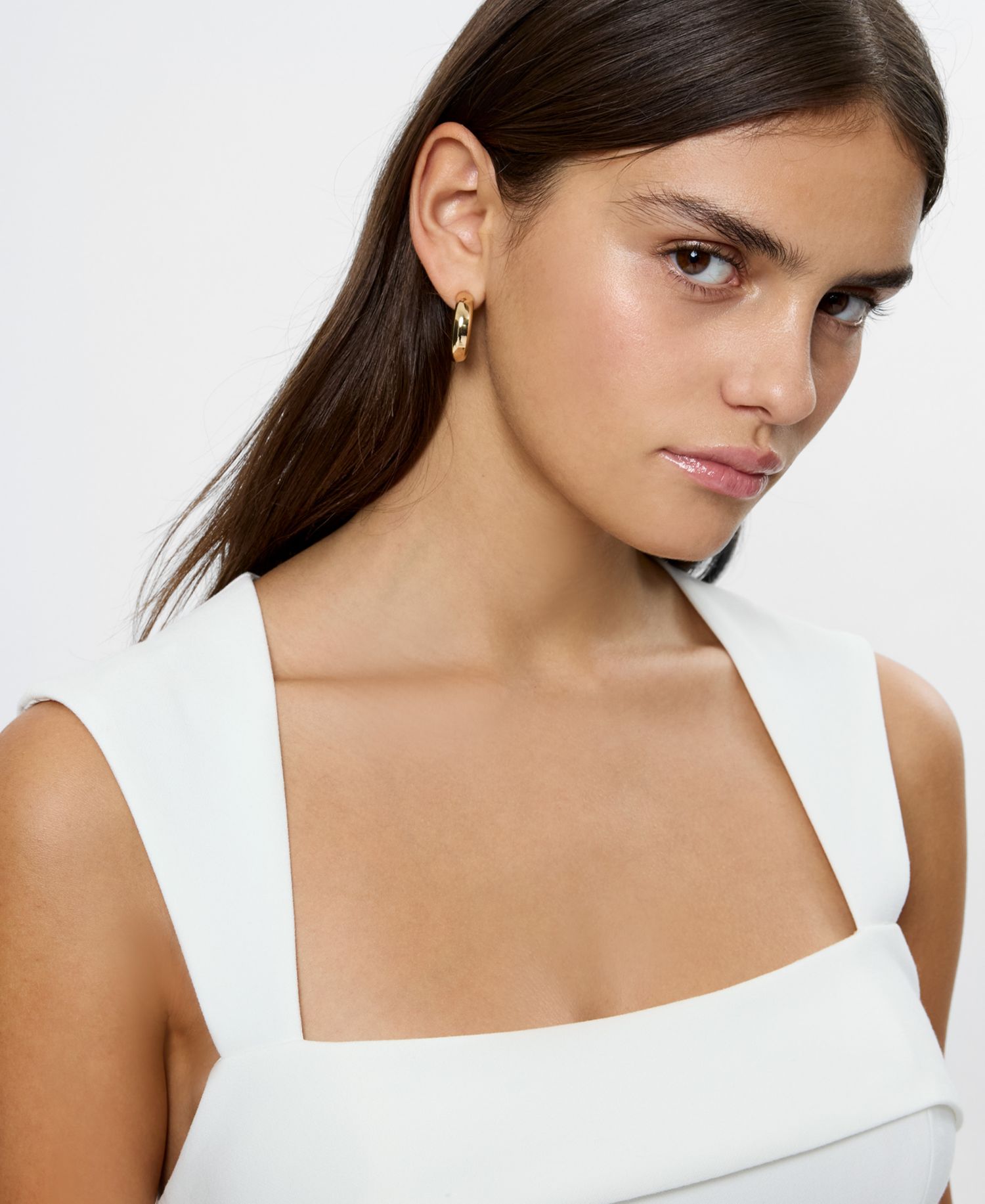 Women's Whisper Collar Mini Dress