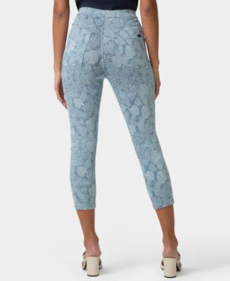 Women's Ultra Soft Denim High-Waist Capri Sleepwear Pant