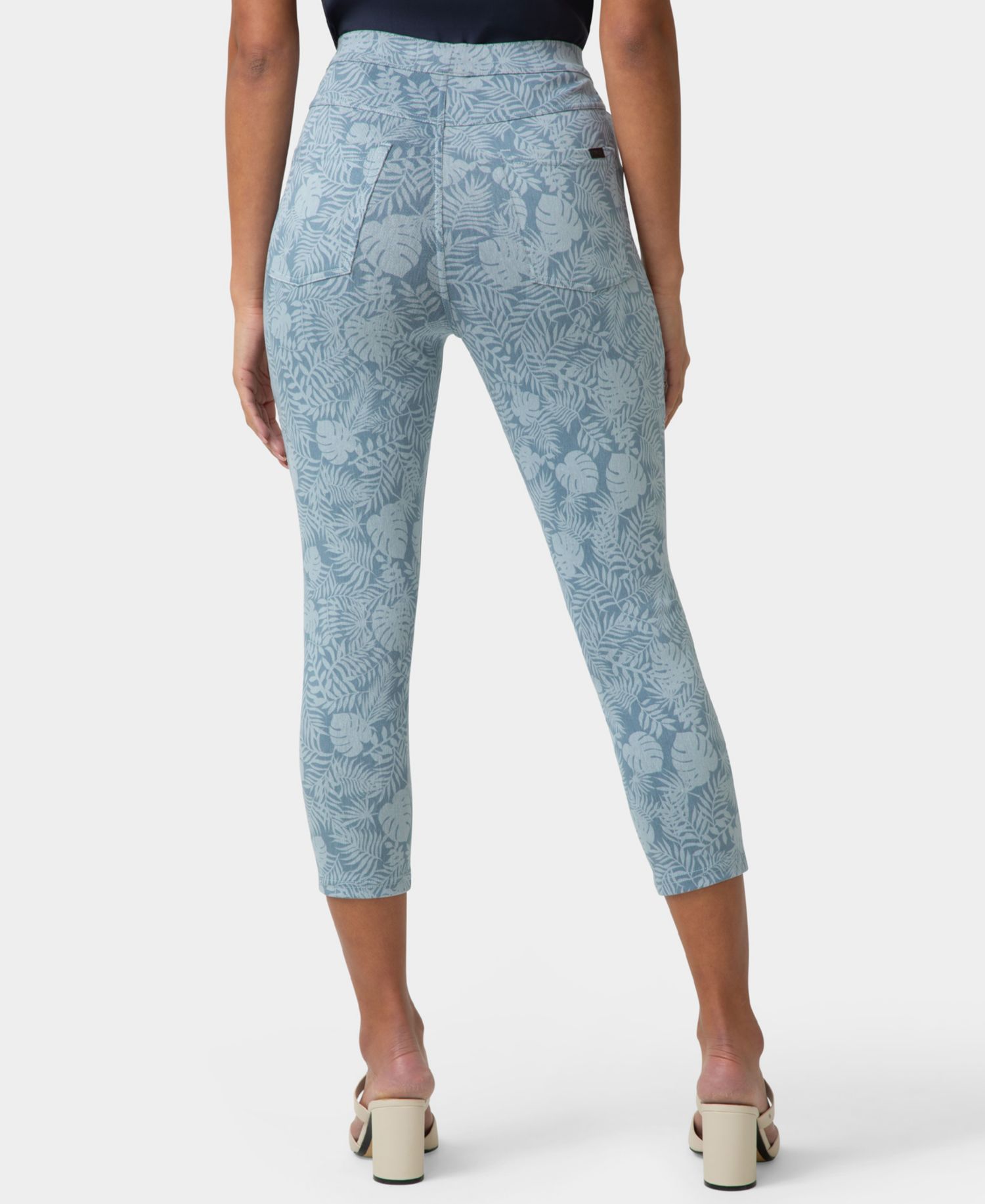 Women's Ultra Soft Denim High-Waist Capri Pant