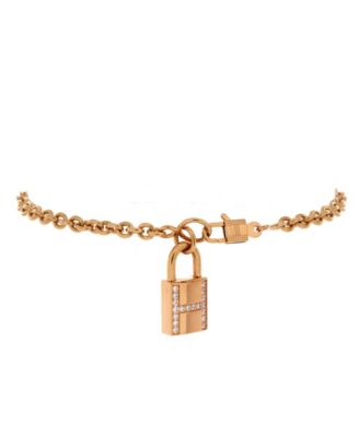 Pre-Owned HERMES Amulettes Cadenas Pendant Bracelet