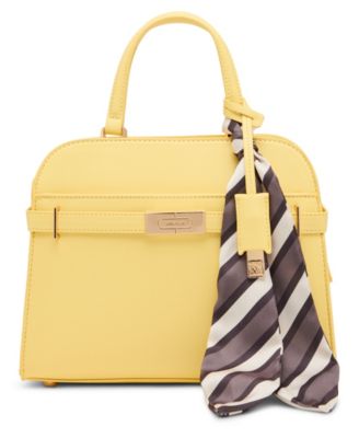 Belted Small Satchel Bag