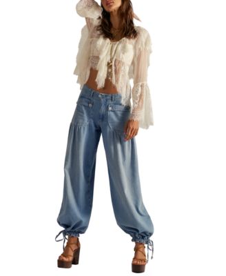 Women's Mid-Rise Balloon Jeans