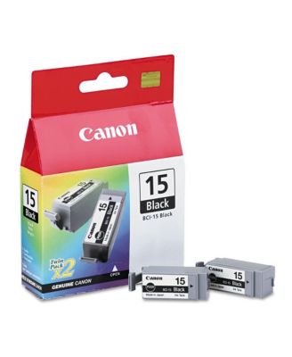 BCI-15 Black Ink Tank Twin Pack for i70, i80, iP90, iP90v PIXMA Series Printers