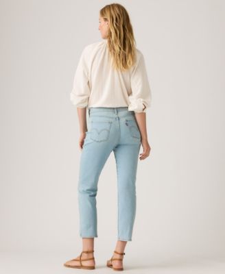 Women's Classic Mid-Rise Ankle Straight-Leg Jeans