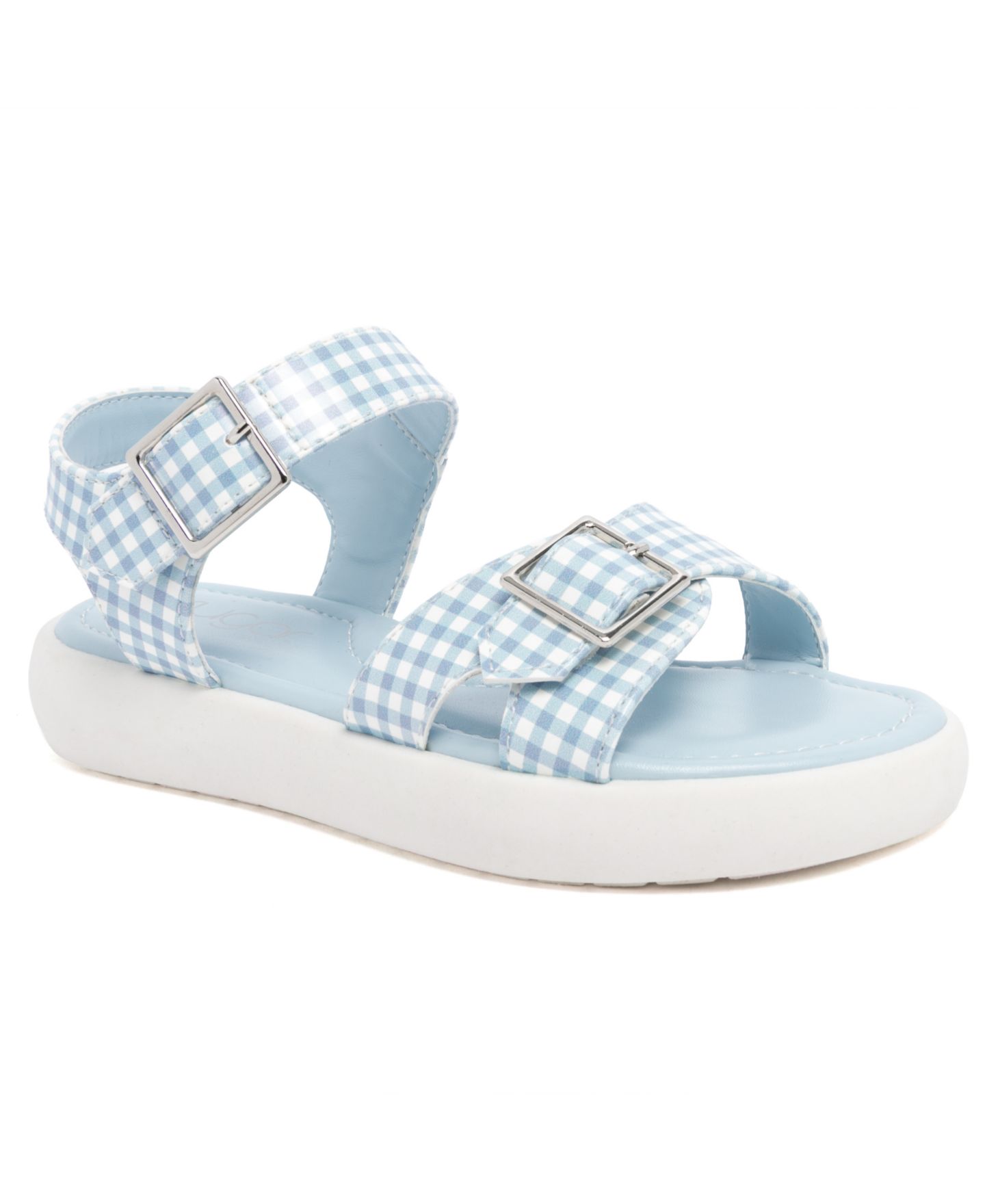 Сандалии Sugar Baylyn Buckle Sandals для девочек, цвет: Светлый синий — фото 1