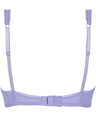 Women's Cabana Cotton Lace-Trim Bralette 010404