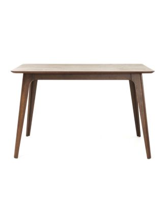 5-Piece Dining Table Set with Solid Wood Table and 4 Upholstered Chairs