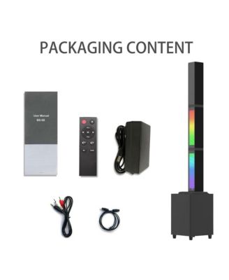 2.1 Channel Bluetooth Soundbar with 30W Subwoofer & RGB Lights