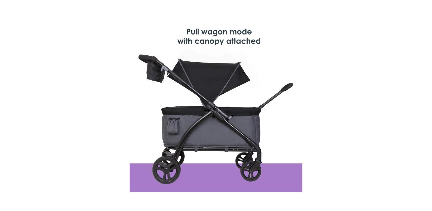 Kids Trend Tour LTE 2-in-1 Stroller Wagon - - Gravity Black