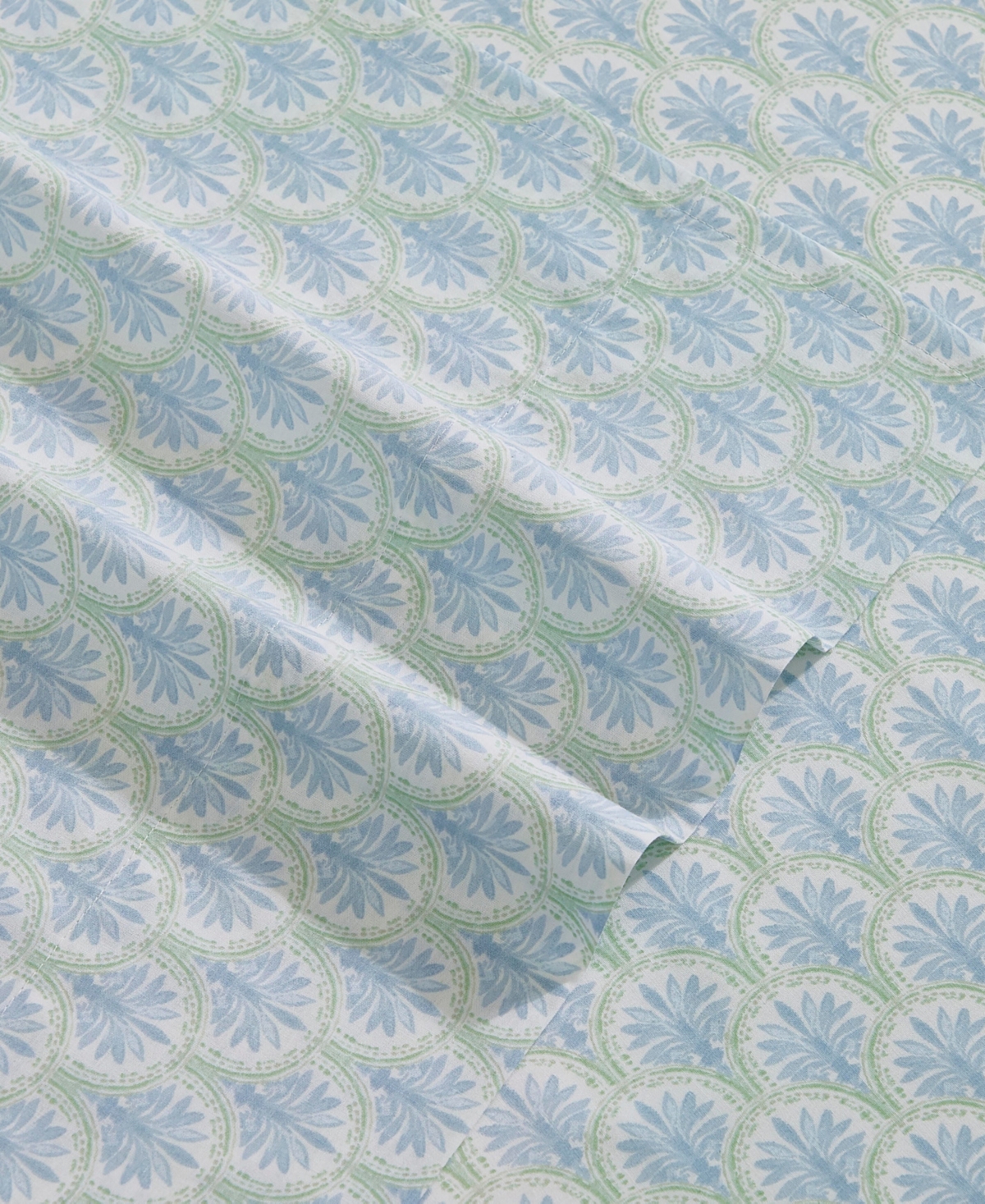 Tommy Bahama Home Coastal Bay 200-Thread Count Washed Cotton 4-Pc. Sheet Set