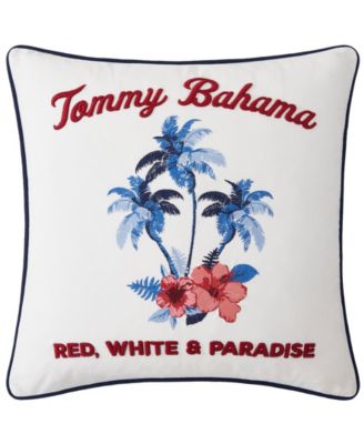 Palm Paradise Cotton Decorative Pillow, 20" x 20"