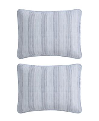 Bahama Weekend Stripe Cotton Reversible 3-Pc. Quilt Set, Full/Queen