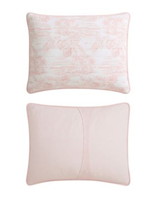 Beach Bluff Toile Cotton Reversible 3-Pc. Quilt Set, King