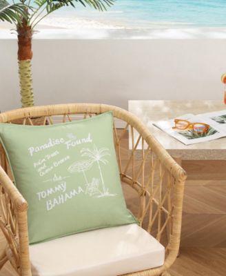 Paradise Found Cotton Decorative Pillow, 20" x 20"